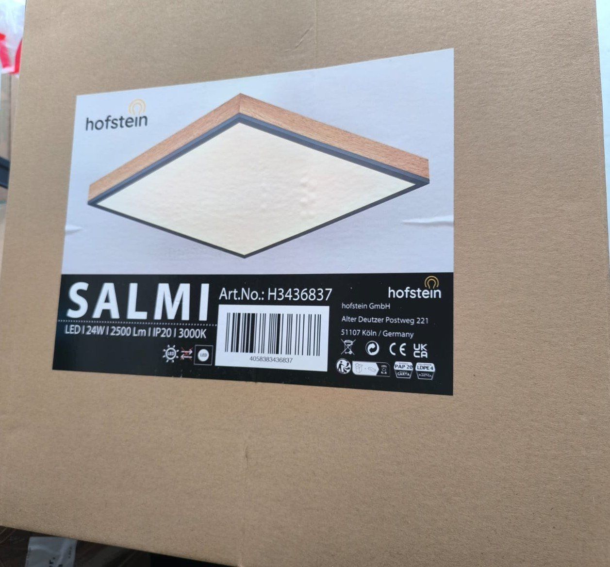 Lampadari & plafoniere: Hofstein Salmi Deckenpanel, LED, neu, Originalverpackt! – Nuovo e nell'imballaggio originale da Würenlingen venduto da Striga