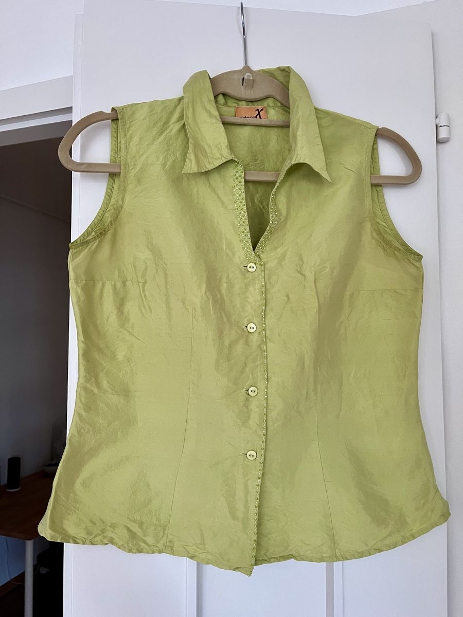 Camicette: Summer vintage blouse - 100% silk – Usato da Lausanne venduto da NoraPlethora 4