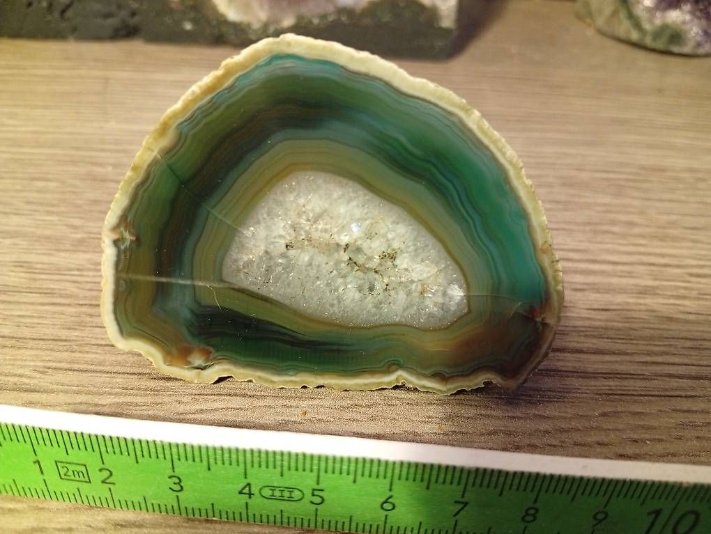 Mineralien & Heilsteine: Geode Agata verde acqua  – Gebraucht aus Vezio von 41181 3