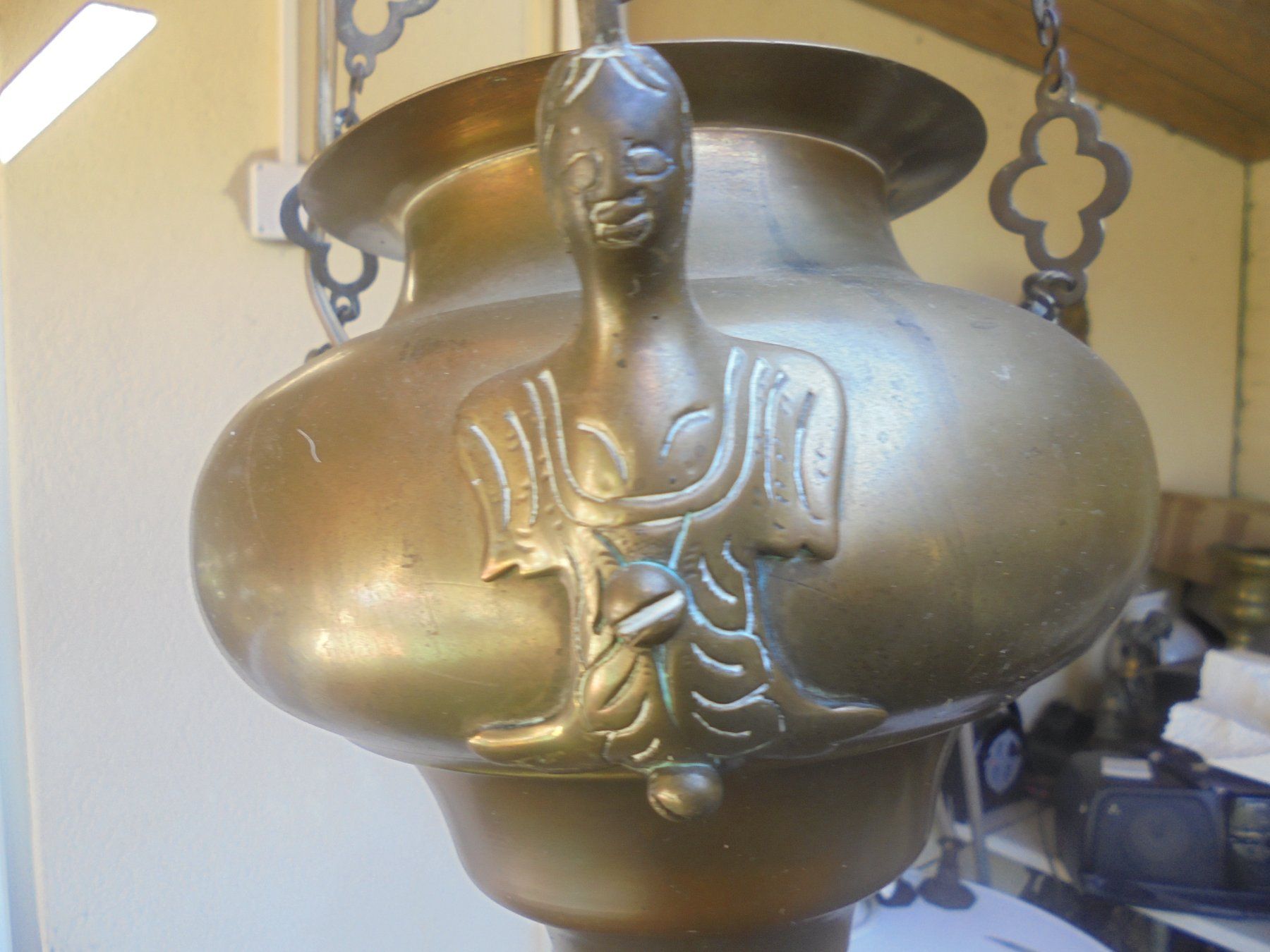 Lampadari & plafoniere: Antike Hängelampe ca. 1930-40 – Usato da Camorino venduto da Hunpete 2