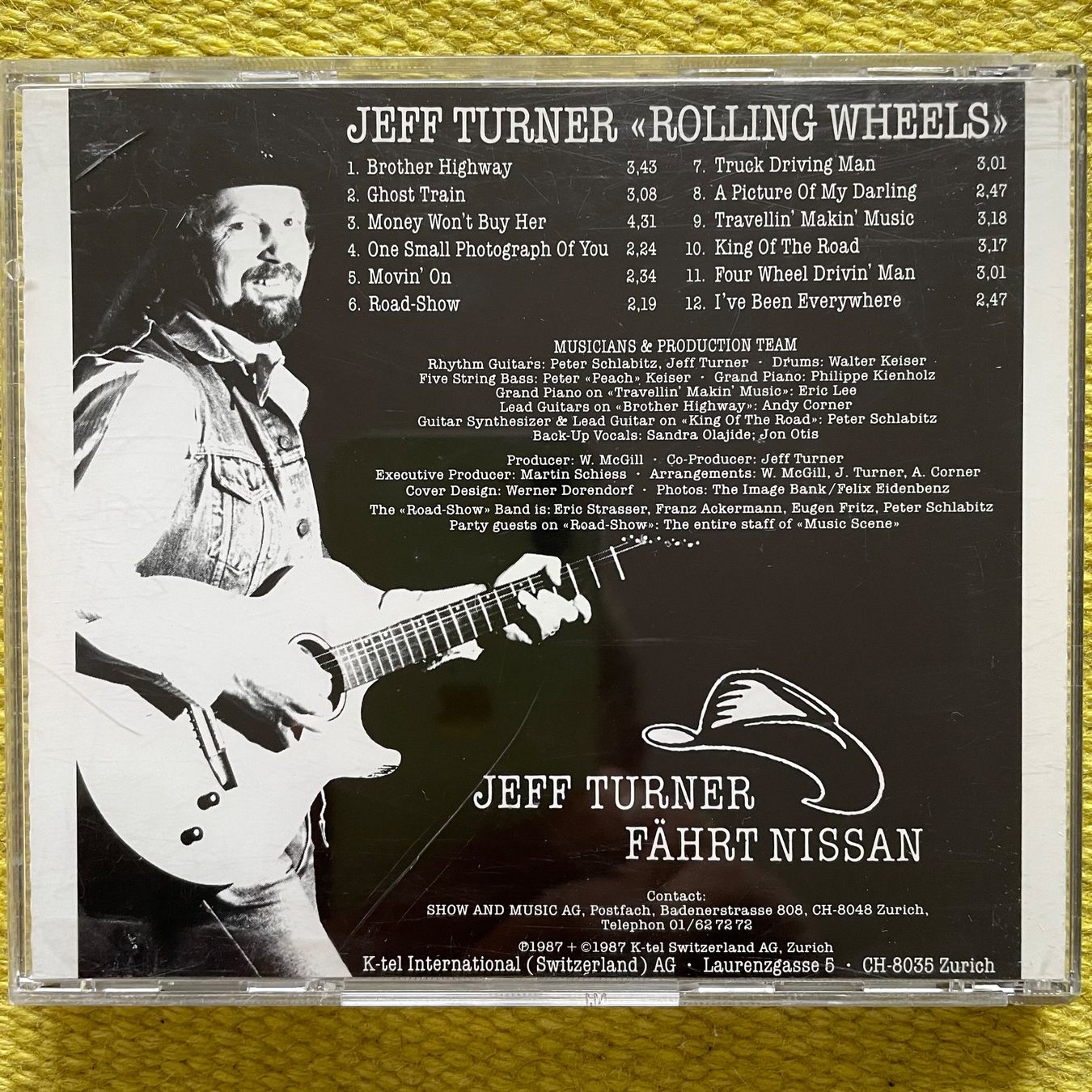CD: JEFF TURNER-MIT UNTERSCHRIFT ROLLING WHEELS – Usato da Rorschacherberg venduto da CD-Roli 1