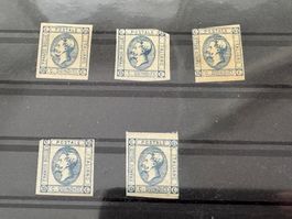 Briefmarken Italien, ungezähnt