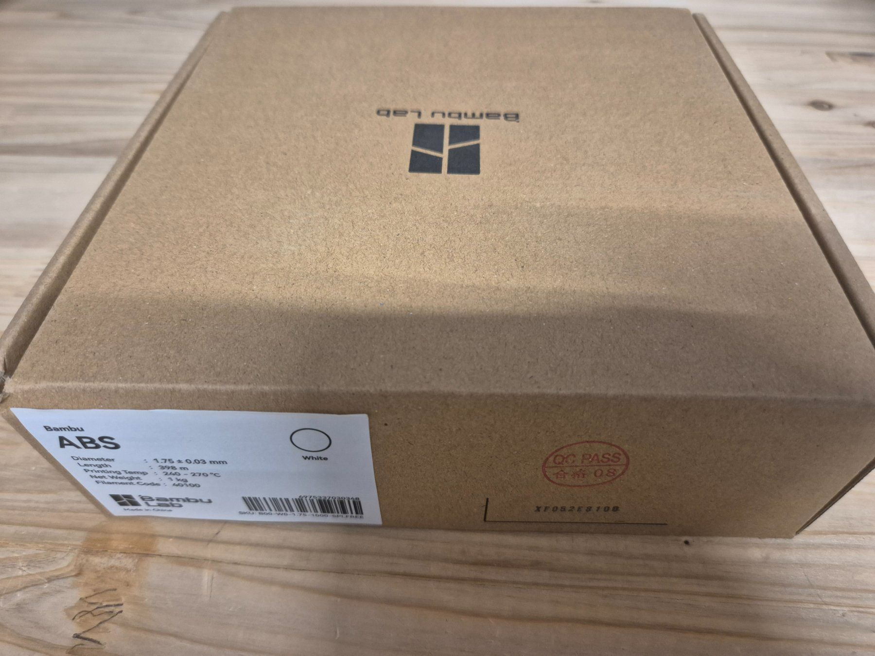Bambu Lab Filamento: Bambu Lab Filament ABS Nachfüllpackung / Refill White – Nuovo e nell'imballaggio originale da Rickenbach b. Wil venduto da agu_6jgz