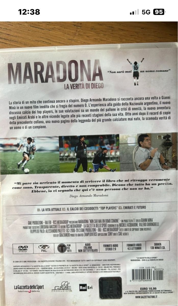 Alle DVDs: DVD sulla vita di Maradona – Gebraucht aus Chiasso von fairy81 1