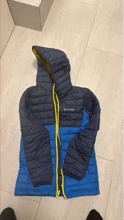 Columbia Jacke mit Kapuze blau dunkelblau neuwertig