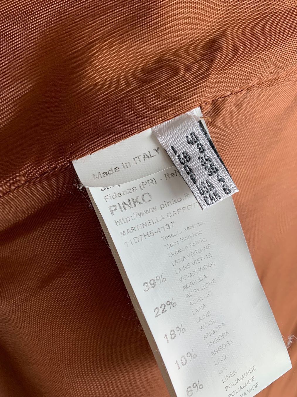 Pinko Cappotti: PINKO manteau taille S – Usato da Morges venduto da Imade1 4