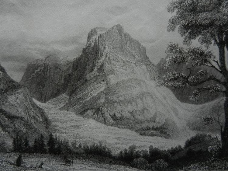 Incisioni: Glacier de Grindelwald Gletscher – Usato da Risch venduto da Rischli15 1