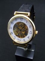Neue, ungetragen Skelett Herrenuhr aus Geschäftsauflösung