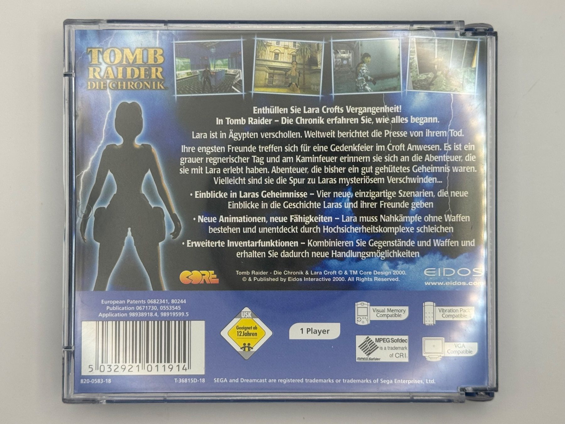 Sega Spiele: Dreamcast Tomb Raider – Gebraucht aus Bettlach von awi_7jcb 1