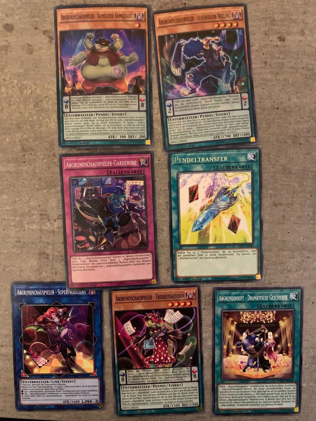 Yugioh Carte collezionabili: Abgrundschauspieler - Set – Nuovo (secondo la descrizione) da Gränichen venduto da Pauli94