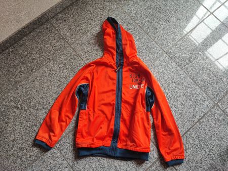 Orange Unique Sportjacke Gr. 10 Jungen