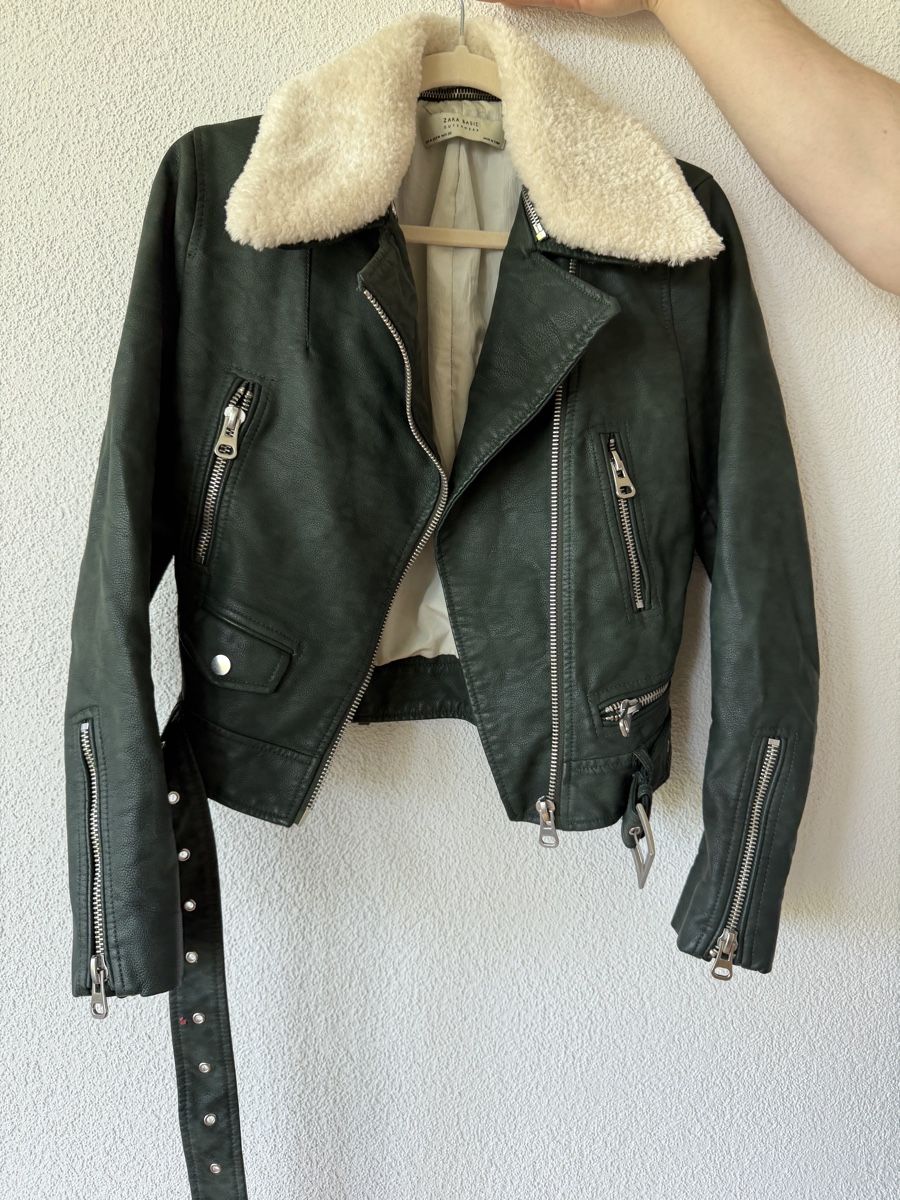 Zara Jacken: Zara Lederjacke Imitat Gr. M – Neu (gemäss Beschreibung) aus Bern von Amylee1999
