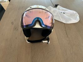 Skihelm mit Visier Grösse 52-54