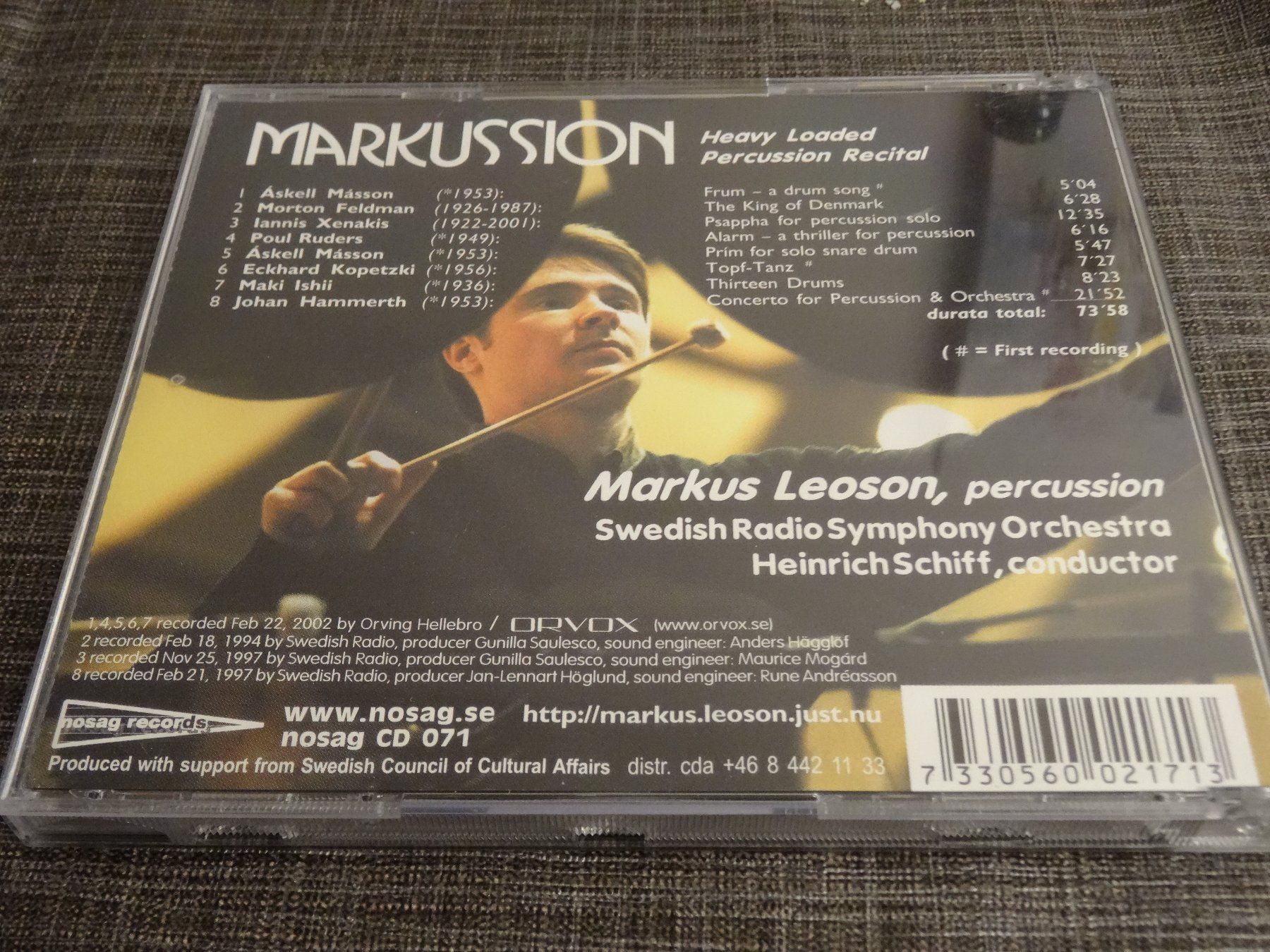 CD: Markus Leoson - Markussion CD – Usato da Olten venduto da Disc-Ausverkauf 1