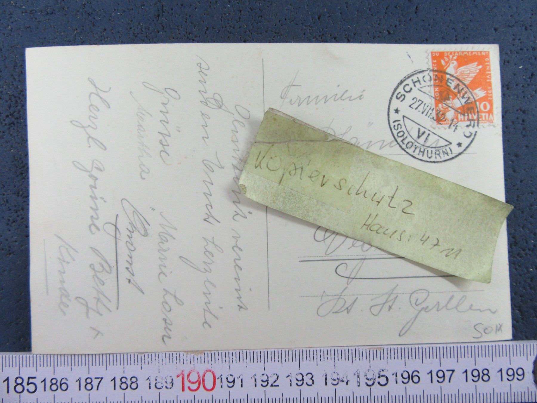 Ansichtskarten: SCHÖNENWERD SO AK 1932 LUFTBILD AGFA – Gebraucht aus Ettingen von Hausi4711 3