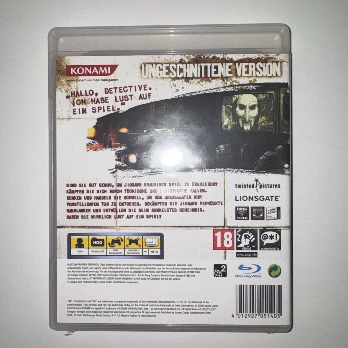 Sony Giochi: PS3 Spiel SAW Uncut Version - Topp Zustand  – Usato da Adliswil venduto da B_Kreb 1