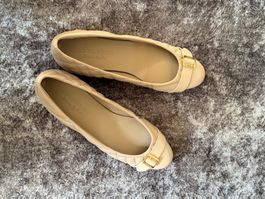 🌸 BURBERRY BALLERINAS LEDER – GRÖSSE 41 – UNGETRAGEN