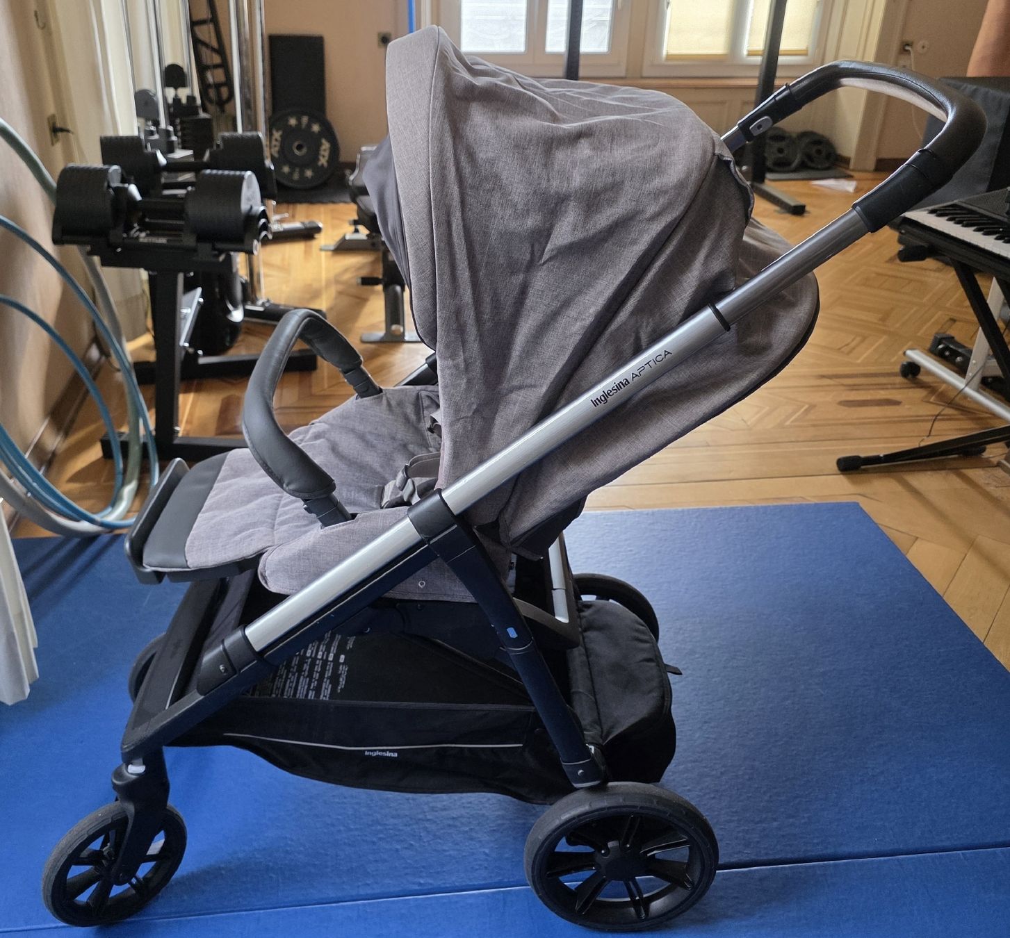 Inglesina Carrozzine: Poussette Inglesina Aptica+ Accessoires – Usato da Le Locle venduto da Maria.222