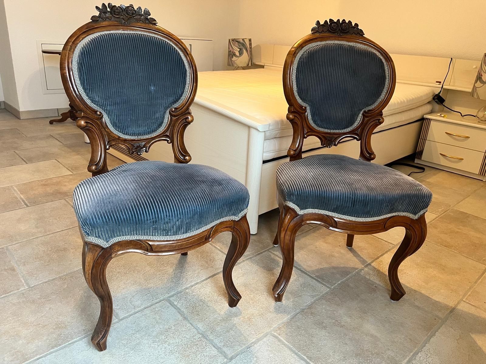 Sedie: 2 elegante Stühle im Louis-Philippe-Stil – Usato da Klingnau venduto da Umweltklinik