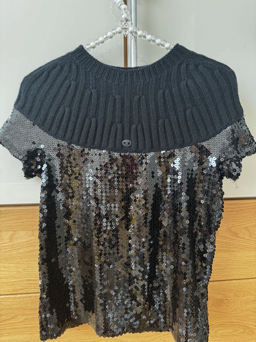 Chanel Maglioni & Felpe: Chanel Strickpullover Pailletten Gr. 40 Top Zustand – Nuovo (secondo la descrizione) da Emmen venduto da arz_l5fh