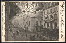 Basel, Brand des Basler Stadttheaters am