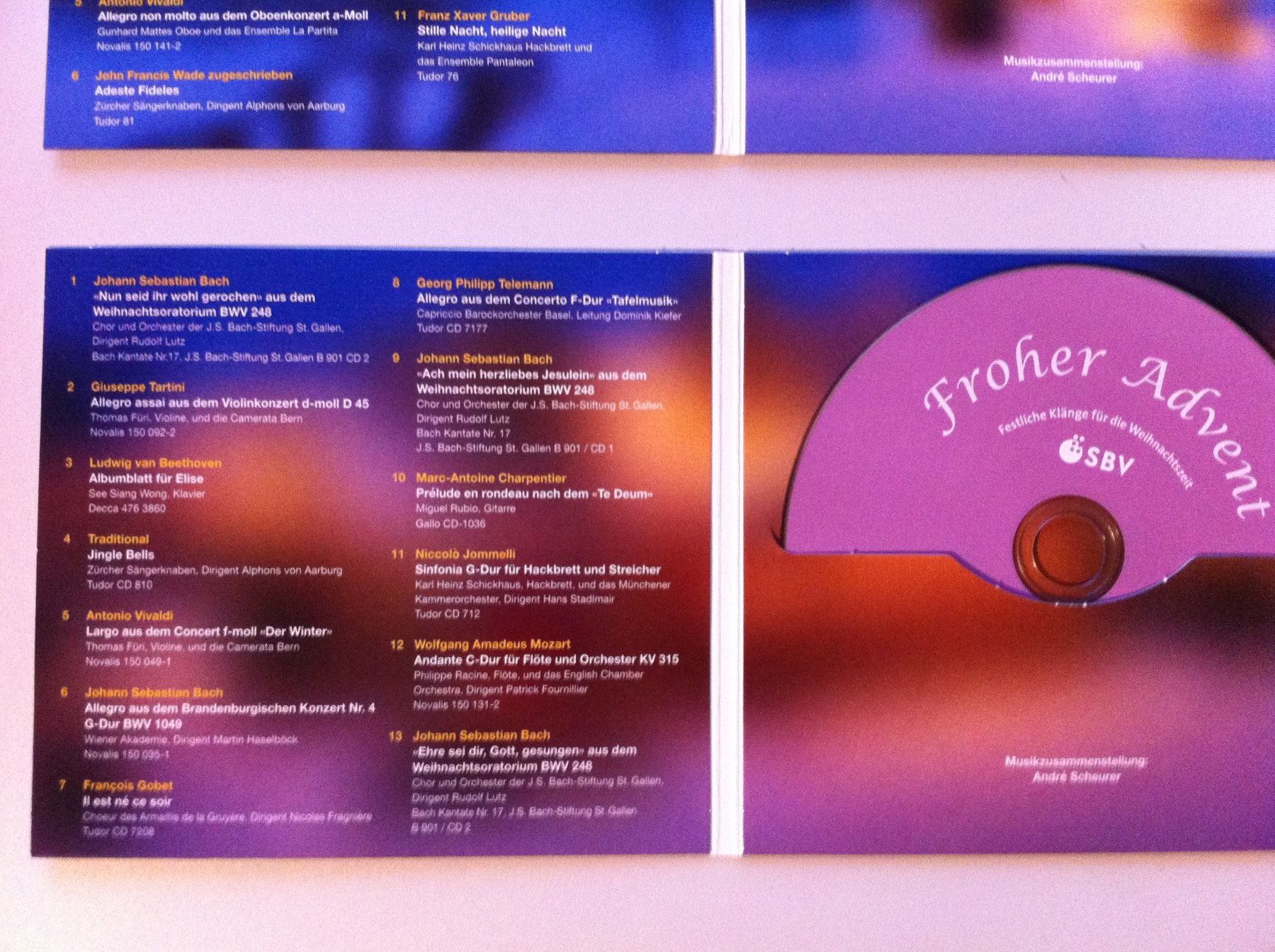 CD: 2 CD Froher Advent/Besinnlicher Advent – Usato da Brunnen venduto da Artemis53 2