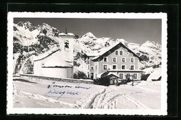 Fextal, Hotel Sonne mit Fexkirchlein im 