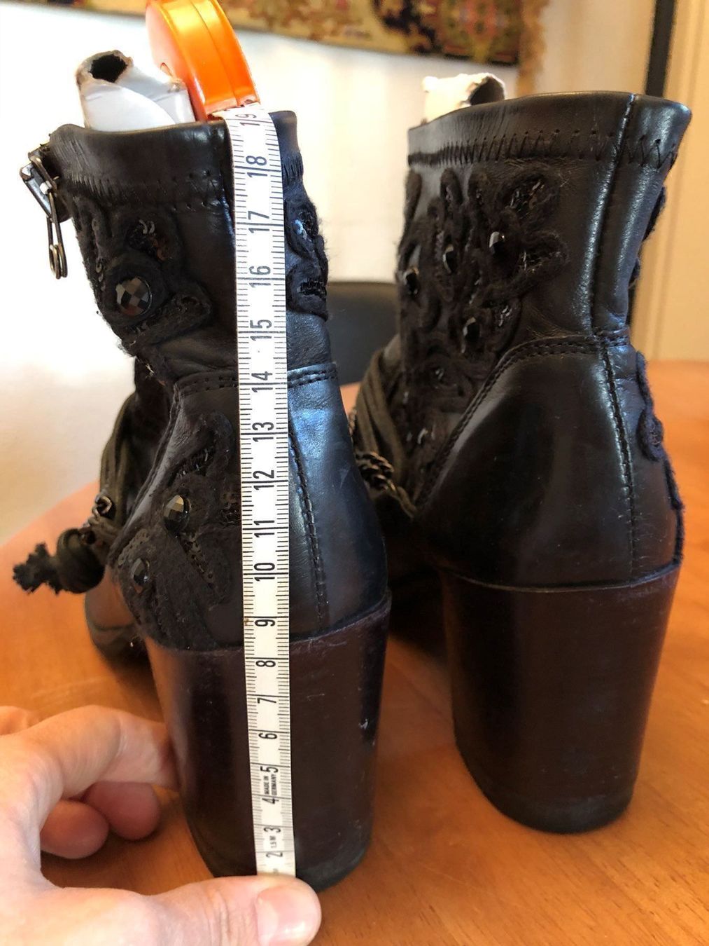 Scarpe da donna: Damen Leder Stiefeletten/ Ankleboots – Usato da Bern venduto da djinal 4