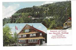 Strahlegg (ZH) Gasthaus zum Alpenrösli - Sattler - um 1915