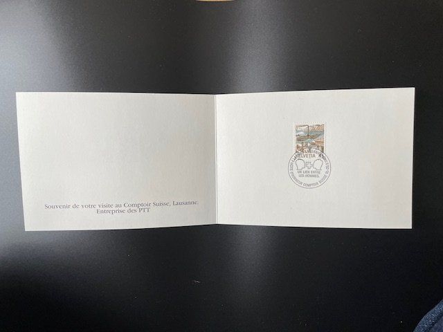Cartoline postali: Doppelkarte von Lausanne mit Postmake 1988 – Nuovo (secondo la descrizione) da Herisau venduto da ErWi9100 1