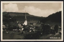 AK Röthenbach, Ortsansicht mit Kirche