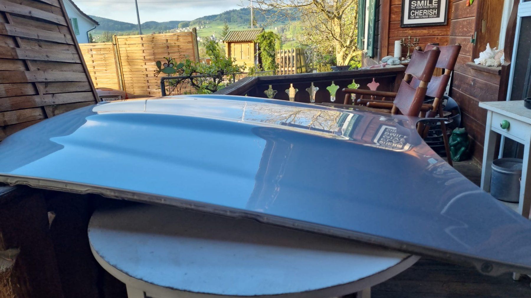 Tutti pezzi di ricambio auto: SLK R170 Bj.2000 Motorhaube mit Dämmmatte silber – Usato da Zetzwil venduto da lor_2j9p 2