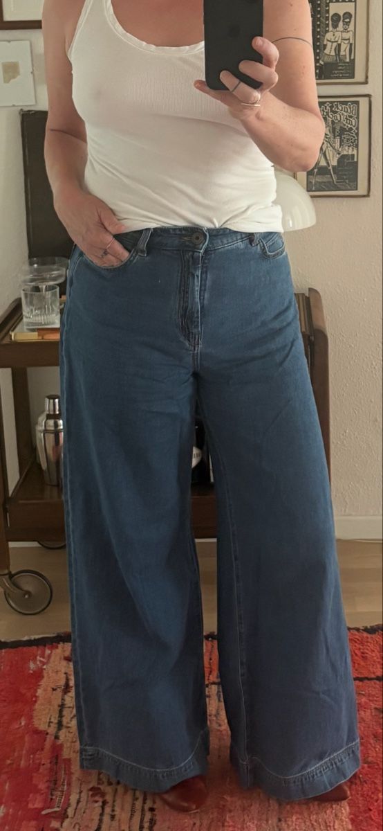 Max Mara Jeans: Wide-leg Jeans von Max Mara Weekend – Neuf (Voir description) à Zürich par Altnic