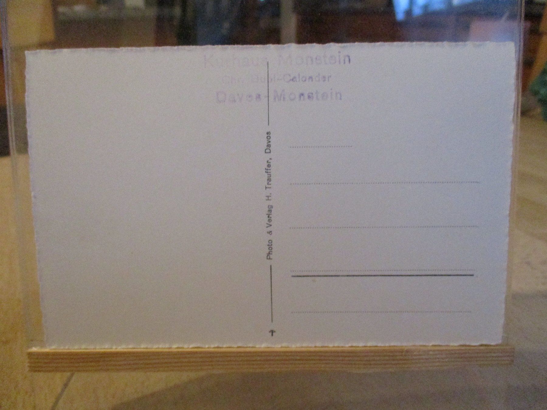 Ansichtskarten: Davos Monstein Postkarte  3 – Gebraucht aus Felsberg von sanwill 1