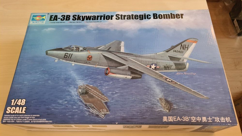 1:48 EA-3B Skywarrior - Trumpeter 02871 (Neu (gemäss Beschreibung)) in ...