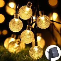 Solar Kristall kugel Lichterketten 8 mod