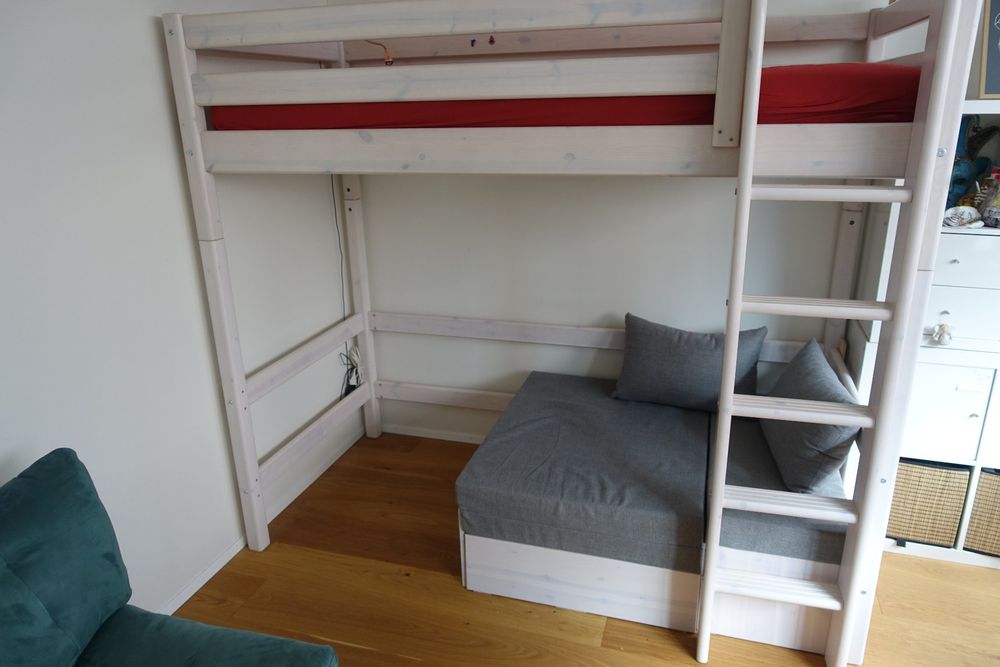 Flexa Pfosten Erhöhung zum Hochbett mit 185 cm inkl.Leiter | Kaufen auf ...