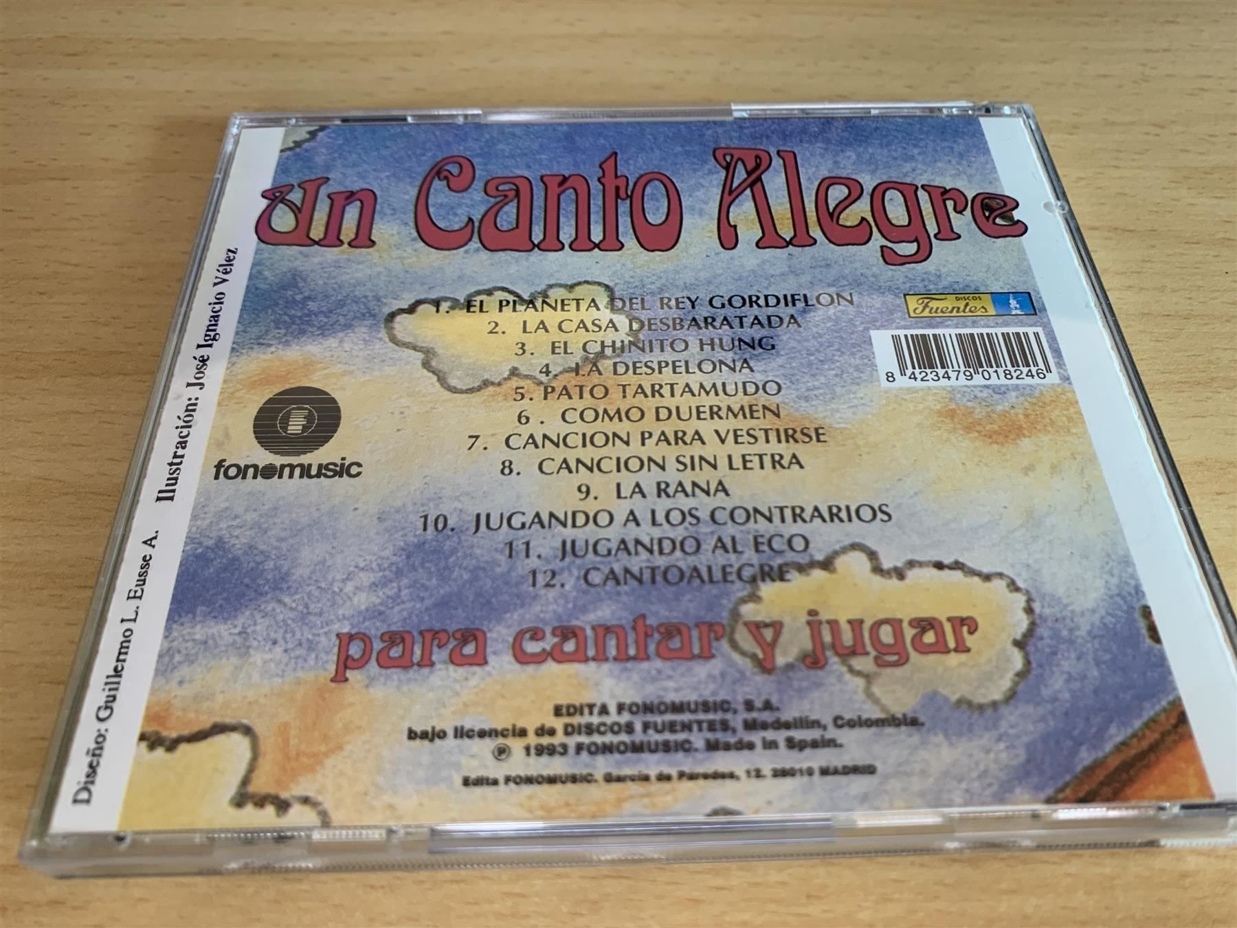 CDs: UN CANTO ALEGRE - PARA CANTAR Y JUGAR – Gebraucht aus Rikon im Tösstal von Alpenmutz 1
