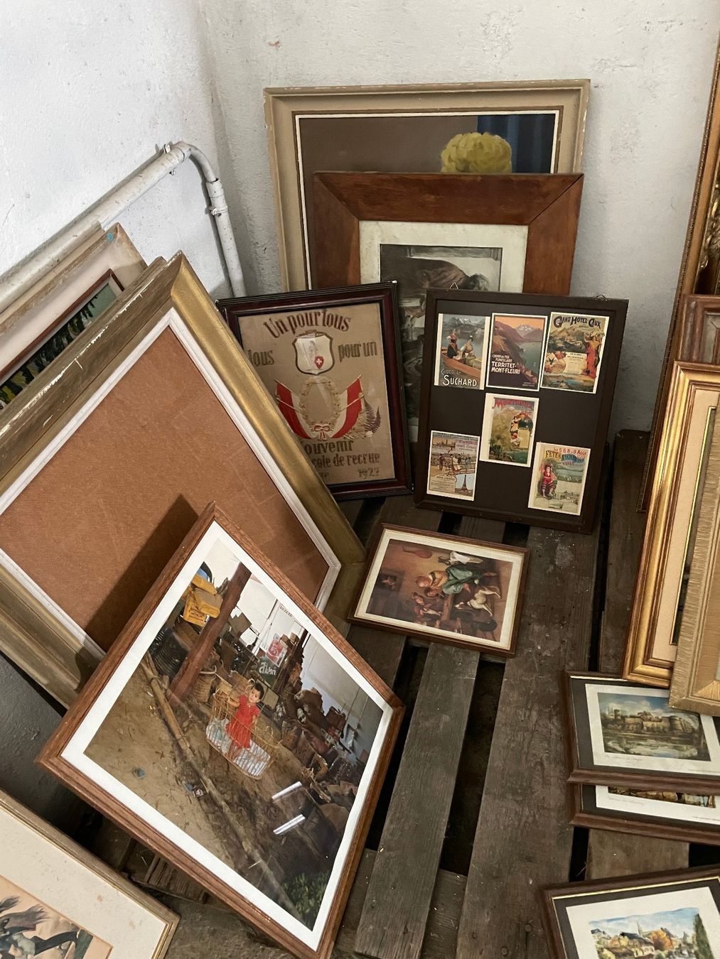 Gemälde: Lots de cadres, de tableaux et d' imprimer – Defekt aus La Croix (Lutry) von netrajet 4