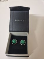 Creolen Silber mit echtem Stein neu