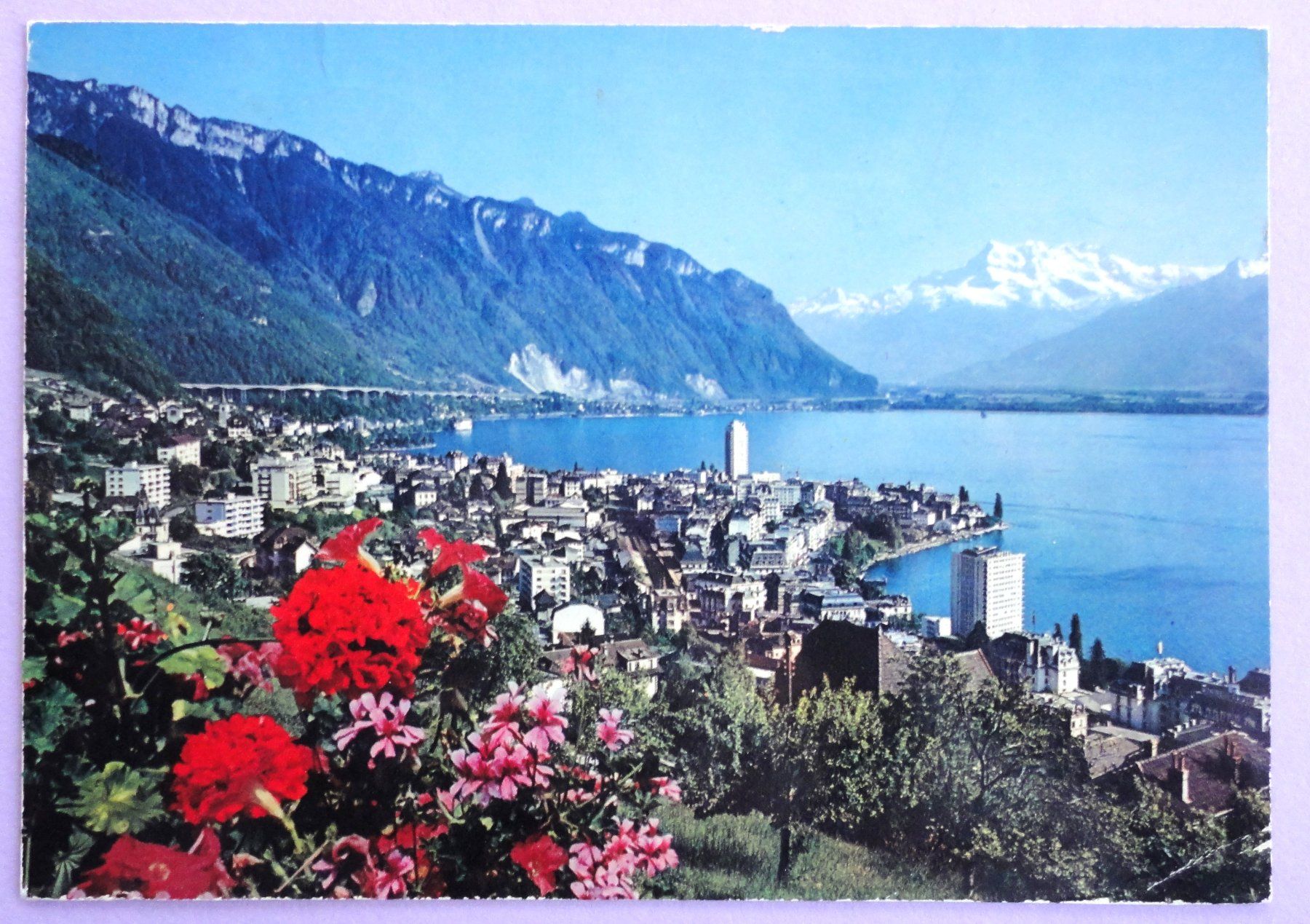 Cartoline postali: Montreux - Vue générale – Usato da Fétigny venduto da Billy2miny