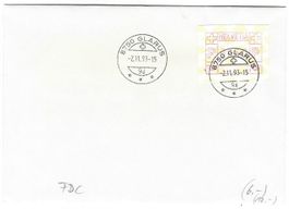 ATM Nr 9 FDC halb ab 1.--