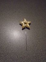 Stern zum Einstecken, goldfarbig