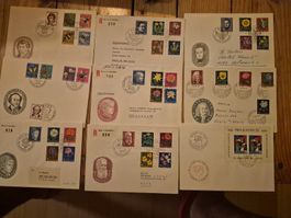 Sammlung Pro Juventute Ersttagsbriefe Schweiz 1950er 60er55
