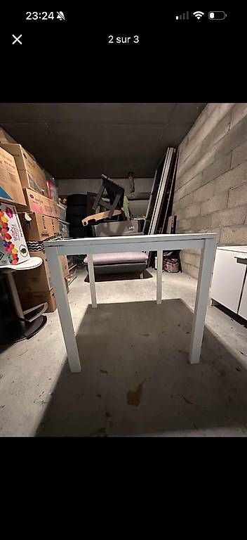 Tables: Table à manger Melltorp Ikea – D'occasion à Genève par luc_lry9 1