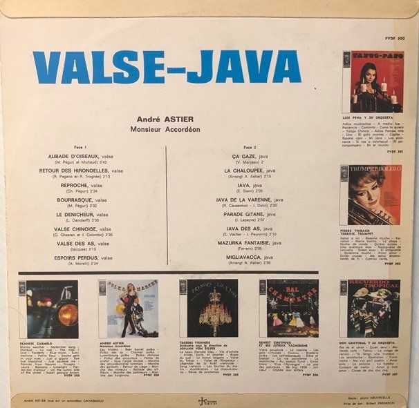 Schallplatten: André Astier – Valse - Java (LP) – Gebraucht aus Grüningen von azulgrisvinyl 1