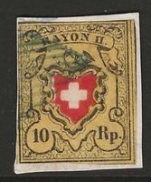 1850 : Rayon Nr. 16II - auf Briefstück, signiert
