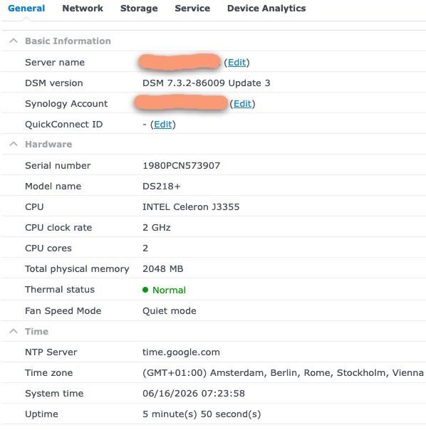 Synology Server: Synology NAS DS218+ (Ohne Harddisks) – Usato da Zollikerberg venduto da SmarterTec 7