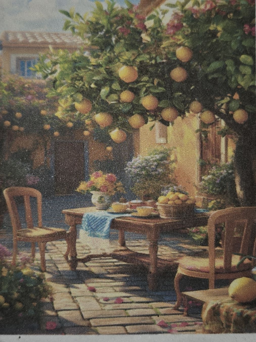 Puzzle: Puzzle 1000 Teile "Zitronenbaum im Garten" – Nuovo e nell'imballaggio originale da Dintikon venduto da Vexi