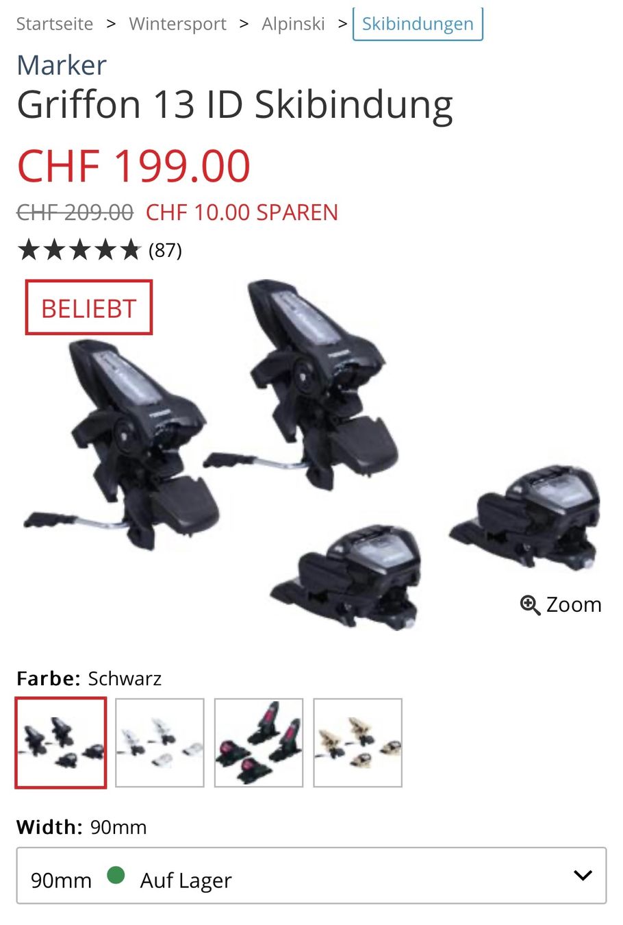 K2 Sci: ski K2 + marker binding  NEW Occasion – Nuovo e nell'imballaggio originale da Corsier GE venduto da Karol_save_planet 9